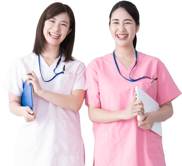 ２人の女性薬剤師